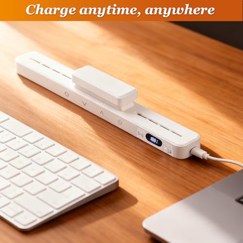 Unterbauleuchte Küche LED mit Fernbedienung – Magnetisch & Klebend, Dimmbar, 3 Farbtemperaturen, Kabellos & USB-C Aufladbar – Ideal für Schrank, Regal, Schreibtisch