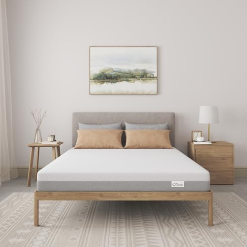 NapQueen 6 Inch Twin XL Memory Foam Mattress, Medium Feel, CertiPUR-US Certified, Bed in a Box, Breathable Soft Fabric Cover, White