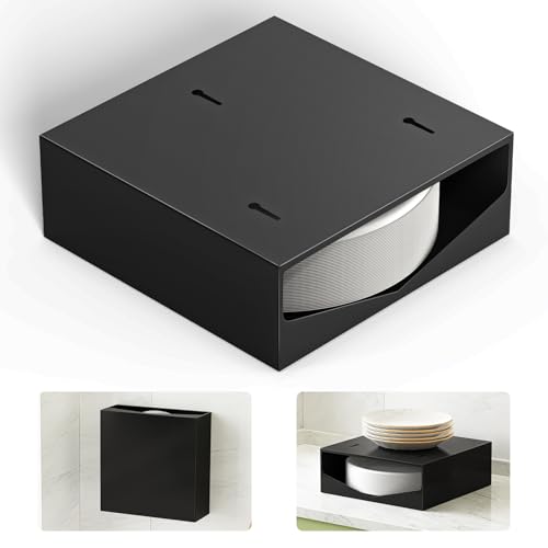 NAMTSO 9 Inch 10 Inch Paper Plate Dispenser Under Cabinet Organizer,...