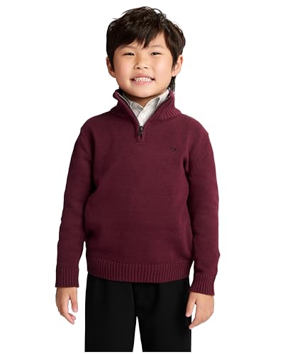 Image of Calvin Klein boys 3-piece Sweater Set With Matching Button-down Shirt and Pants
