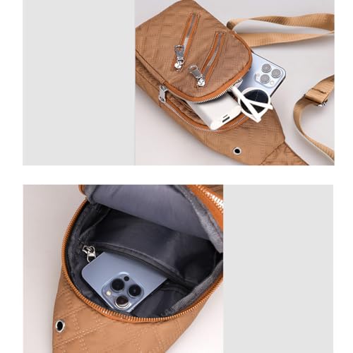 Crossbody Bag Shoulder Crossbody Bag Travel Waist Bags With Multiple Zipper Pockets Adjustable Shoulder Strap4