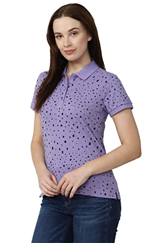 Image of Van Heusen Women's Cotton Regular Fit Polo T-Shirt