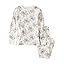 Vintage Blue Floral Print