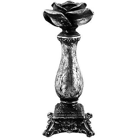 Alchemy Gothic Rose Candlestick Holder Cover