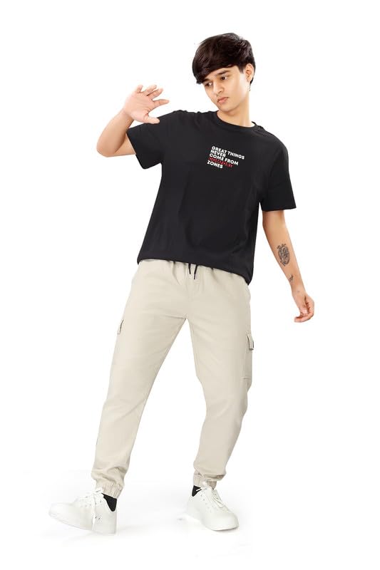 Image of UNOseven Boys Cotton Cargo Jogger Pant - Slim Fit - Available from 7 Years to Size XL