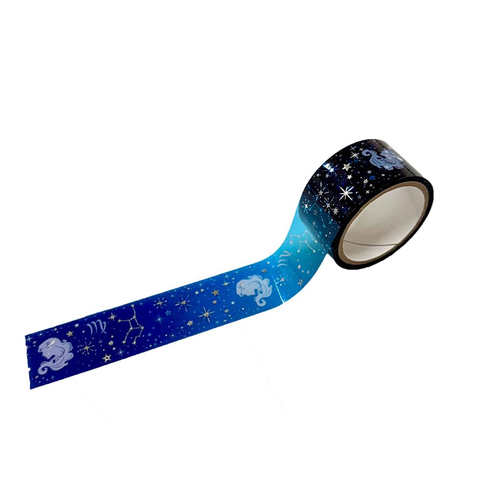 Amazon.co.jp: クローズピン 12星座透明マスキングテープ 20mm幅 乙女