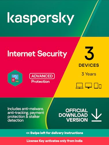 Image of Kaspersky | Internet Security | 3 Devices | 3 Years | Email Delivery in 1 Hour