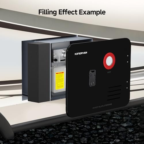 Image of Single-Pack RV Water Heater Installation Filling Block, KINGRVER EVA Filling Block, Only Compatible with KINGRVER 15 x 18 inch RV Water Heater Door, Black