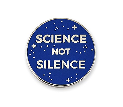 Pinsanity Science Not Silence Enamel Lapel Pin