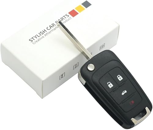 Miniatura 3 de SEGADEN Carcasa para llave remota compatible con Chevrolet Buick Vauxhall OPEL con 2 botones sin llave para llave remota Fob PG660A