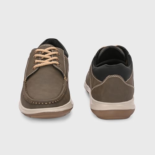 Image of Centrino Penny Loafers for Men | Shoes for Man Stylish | Casual Slip-On with Cushioned Insole | Lightweight Comfortable Mens Loafer Shoes | Hand-Stitched Moccasin Design | Slip On Shoes for Man Daily (9784)