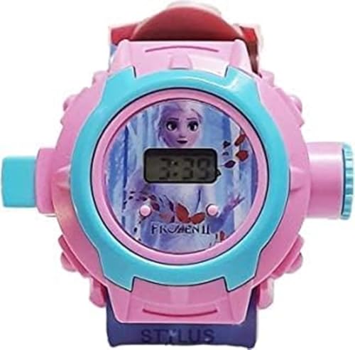 Image of Acnos Brand- Digital 24 Images Projector 7 Character Watch for Kids Boys Rubber Material Watch Diwali Gift Birthday Return Gift Best Digital Toy Watch for Boy's Girl's