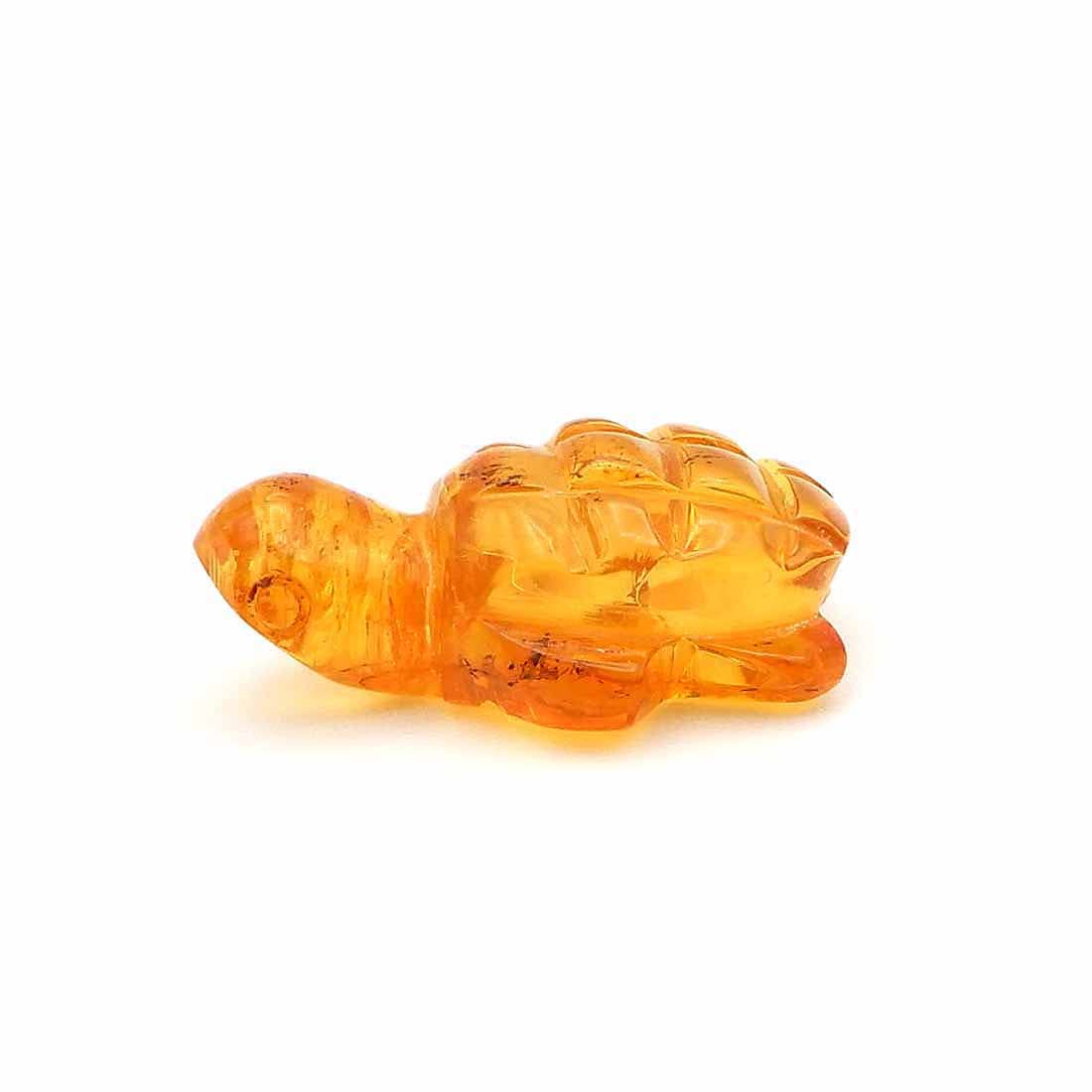 Amazon.co.jp: 琥珀 置物 亀 かめ カメ 彫刻 人形 ミニチュア フィギア