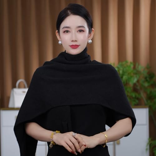 Shawls Wraps Women Triangle Sweater Scarf Warm Wool Blend Pashmina Cape Cold Weather Neck Warmer Winter Fall Accessory3