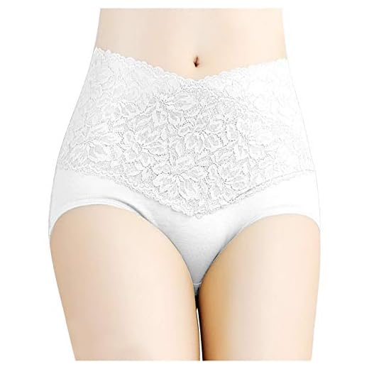 Vectry Damen High Waist underkläder blomspets mjuka fulltrosor trosor sömlös magkontroll smal passform stretch string bikini underkläder hipster underbyxor