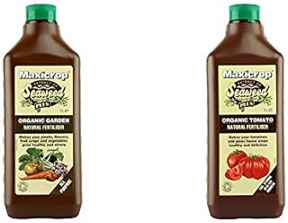 Maxicrop XNATF61L All Purpose Organic Garden Natural Fertiliser, 1L - All Purpose Organic Fertiliser - with Seaweed Extract - for Strong Growth and Healthy Root Development - Indoor and Garden Use