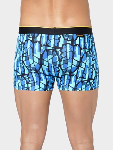 Image of Bummer Printed Micro Modal Trunks Underwear for Men - Ultra Soft & Breathable, 3 Times Softer Than Cotton, Anti-Bacterial, Stretchable for Ultimate Comfort & Style, Pack of 1 (A Shark Tank Product)