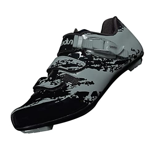 Image of Men Road Cycling Shoes Bike Bicycle Biking Shoe Sneaker Wide Feet Gray 44| Men| & Covers | |Sporting Goods
