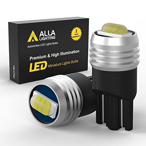 Bombillas LED T10 Wedge 194 168 6000K Blanca Xenón miniatura 1