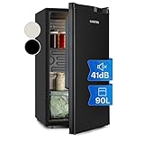 KLARSTEIN Mini Frigo de Chambre pour Boissons, Petit Frigo Silencieux, Mini Bar Intérieur, Bières, Petit Refrigerateur Camping, Bureau, Bac à Glacons, Dégivrage Manuel, Frigo Cosmetique, 0-10°C, 90L