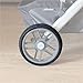 Stroller Wheel Tire Wheel Tire for Front Or Back One PU Tubeless Buggy Tyre Cover Custom Stroller Accessories(1 Back tire-Vista N)