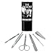 The Exorcist Logo and Silhouette Stainless Steel Manicure Pedicure Grooming Beauty Care Travel Kit