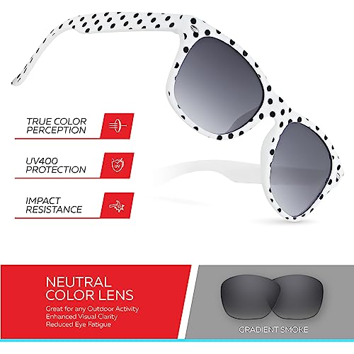 Image of Retro Rewind Kids Sunglasses for Boys Girls Age 3-12 - Shatterproof UV400 Toddler Children Sun Glasses