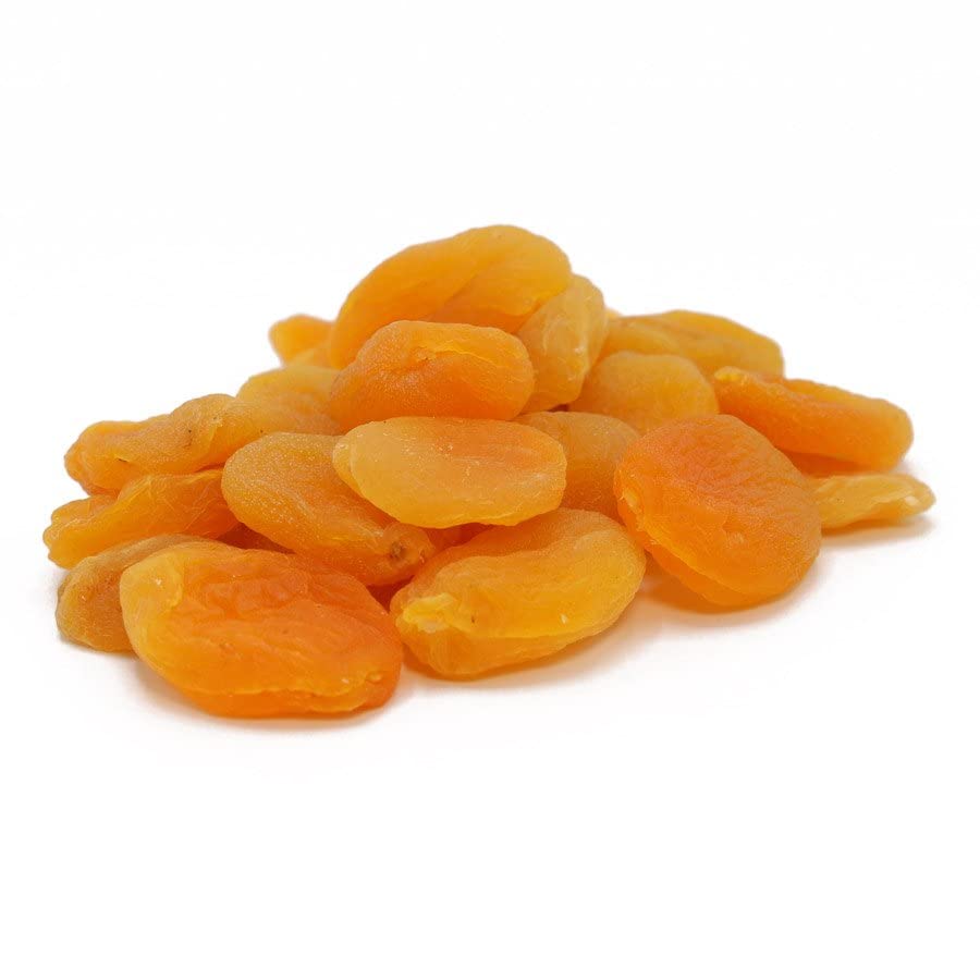 C.J. Dannemiller Dried Apricots, Bulk 28 LB Case, Whole, Delicious Dried Fruit for Snacking, Trail Mix