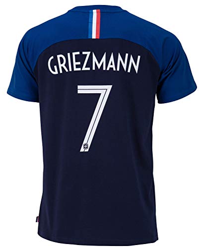 Frankreich Fußball T-Shirt FFF – Antoine Griezmann – Offizielle Kollektion für Kinder Jungen 14 Jahre blau