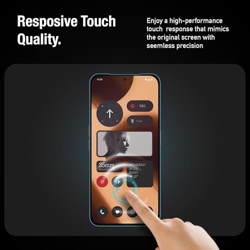Image of Supershieldz NeoGuard HD+ Tempered Glass Screen Protector Guard Designed for Nothing Phone 2A 5G and Nothing Phone 2A Plus 5G, 9H Hardness, Anti-Static, Case-Friendly, Easy Installation Kit - 1 Pack