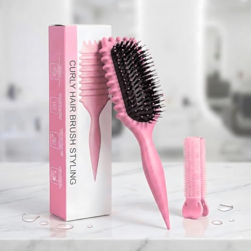 Bewelio- Curl Defining Brush for Wet Curly Hair, Curly...