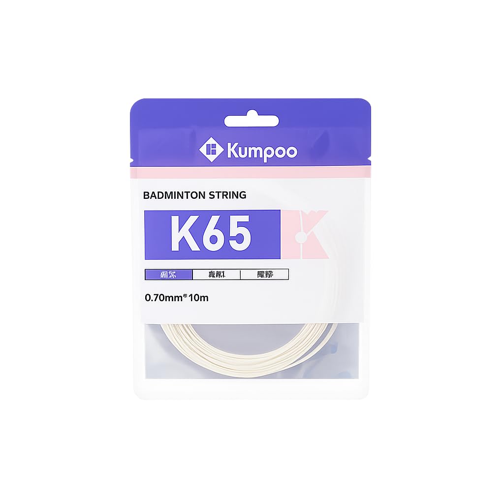 K65 Badminton String 0.70mm x 10m | Durable High Repulsion Badminton Racket String | Excellent Control & Power | Made in Taiwan | Neon Yellow-picture-31