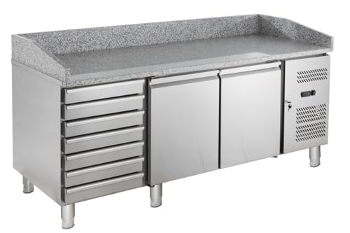 GastroHero Table pizzaïolo ECO 2/7 | CHR Fournitures de la restauration