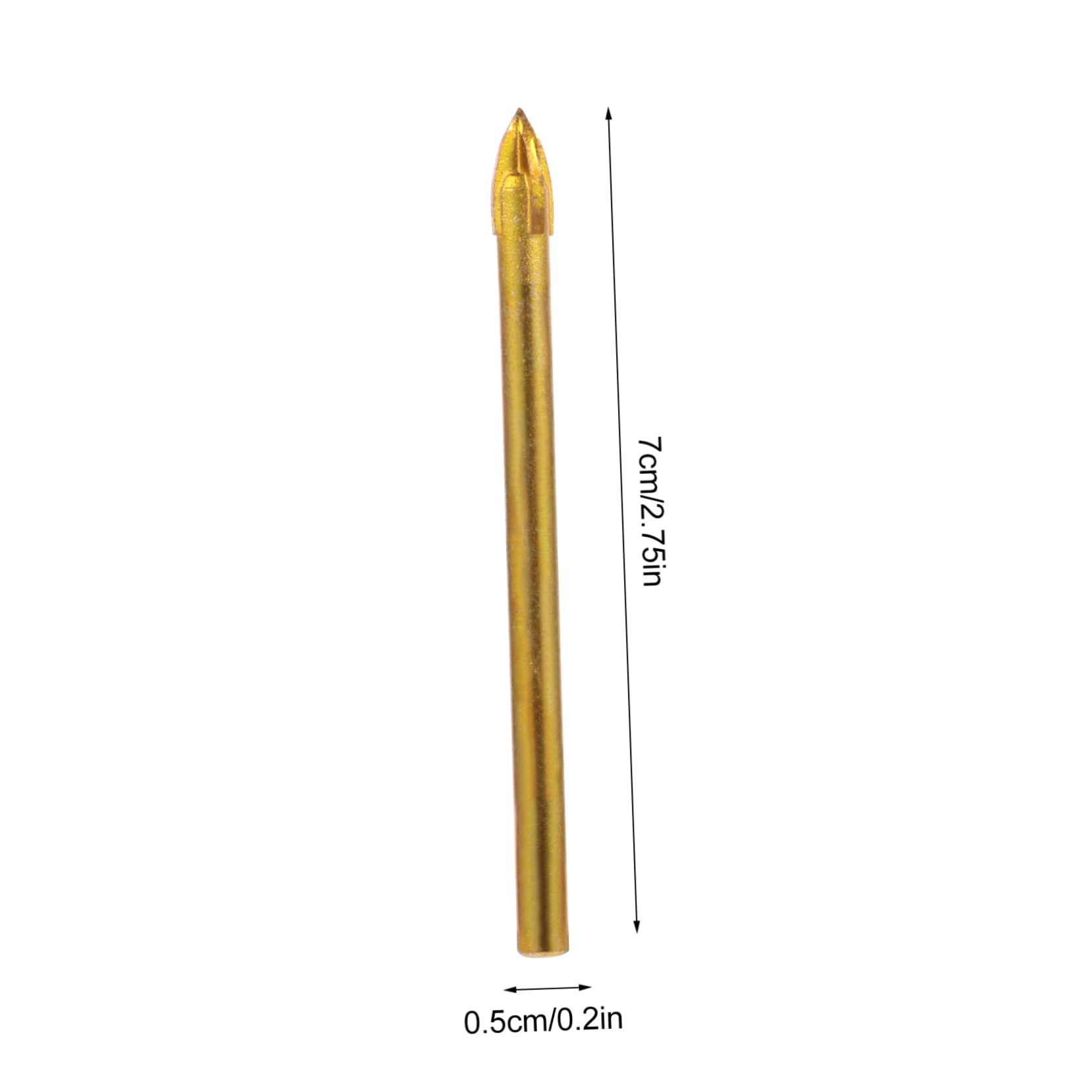 HOLIDYOYO 10pcs Tungsten Carbide Tile Drill Bit Set Glass Ceramic Hole Opener Drill Bit for Tile Wall Drilling Tool