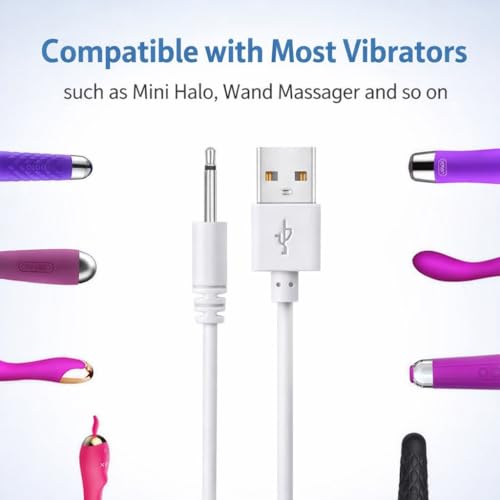 Image of 2.5mm Charging Cable for Vibrator, Personal Massager Toys, Beauty Devices, Electronic | Fast Charging USB to DC 2.5mm Charging Cable Adapter