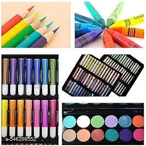 KENYS Children Drawing Set 150 Pieces Water Colorr Pen Crayon Oil Pastel Painting Drawing Tool Art Stationery Set, Colorr Pencil, Best Great Gift for Kids (150) 1