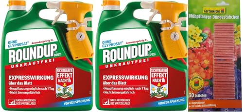 2 X 3l Roundup EXPRESS Sprühsystem (Unkrautvernichter)