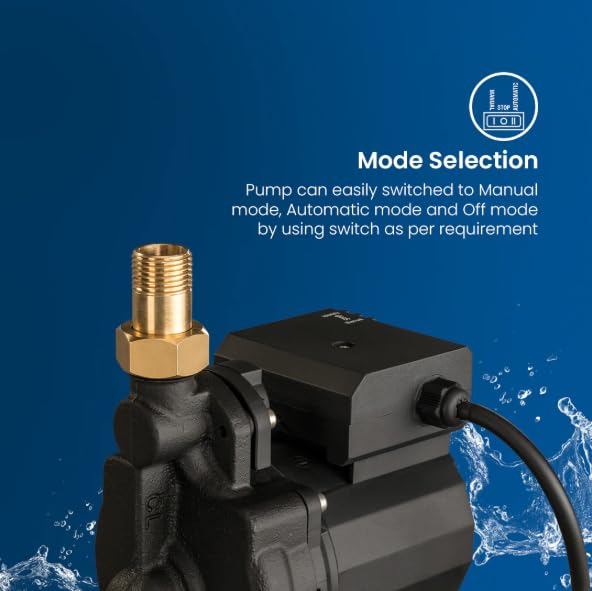 Image of Crompton CIL 350| 350 Watts Inline Pressure Pump | Noiseless Operation| 1 Years Manufacturer's Warranty