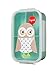 3 Sprouts Bento Box for Kids – Leakproof, BPA-Free Lunch Box with 3 Compartments for Back to School, Reusable On-the-Go Meal and Snack Containers - Owl