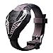Produktbild Herren Kobra Uhr, Schwarz LED Digitaluhr Mode Iron Man Dreieck Ziffernblatt Sport Armbanduhren mit Silikonband Best Geschenk für Vater Boyfriend