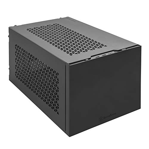 Boîtier PC Cube Mini-ITX Silverstone SST-SG15B modulaire compact noir
