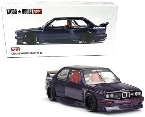 Diecast Model Car Compatible with Kaido House x Mini GT 1:64 BMW M3 (E30) Kaido GT V1 M Red Limited Edition KHMG162