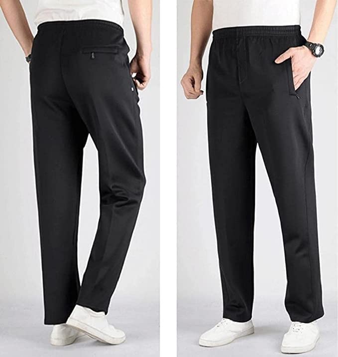 Spodnie wyściełane polarem Męskie Zimowe Polarowe Spodnie Dresowe Spodnie Treningowe Z Wysokim Stanem Podszewka Sherpa Ciepłe Męskie Spodnie Sportowe Bawełniane Spodnie Slim Fit Rekreacyjne Spodnie Z