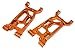 C31334ORANGE Billet Machined Front Lower Arms for Losi 1/10 Lasernut U4 4WD Brushless RTR