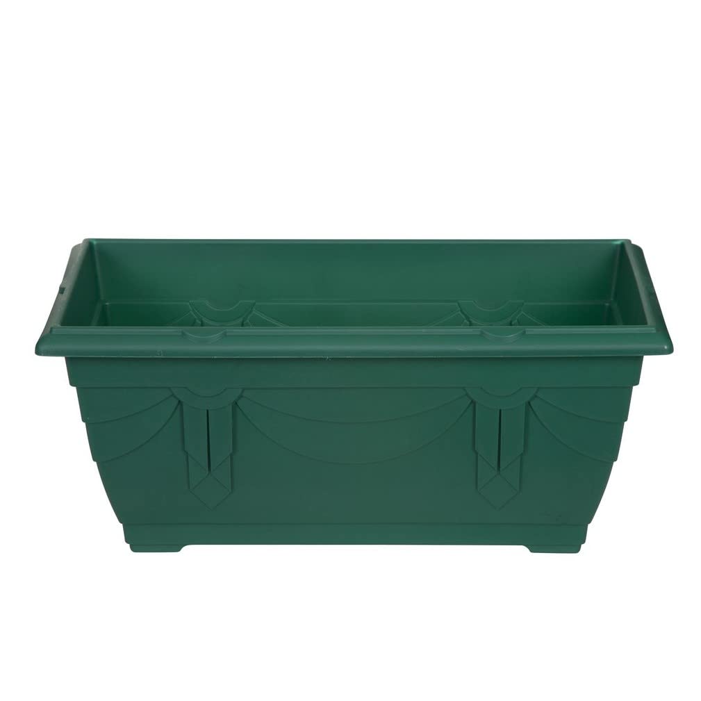 Whitefurze G02026 40cm Venetian Window Box - Forest Green