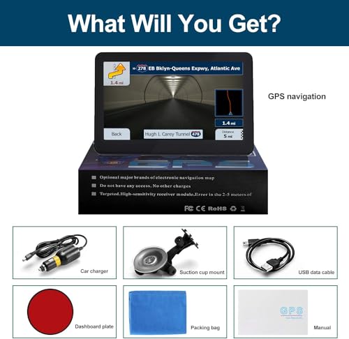 Joganve Car Gps Navigation Gps Navigation For Truck & Rv & Car,9 Inch Trucker Gps For Semi Truck 2024 Map thumb #6