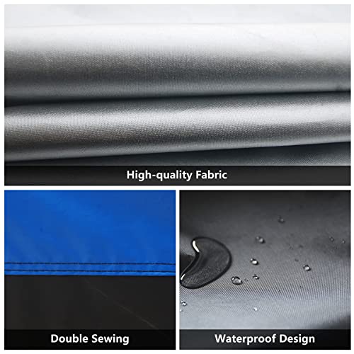 Image of SUV Car Cover Waterproof All Weather,Cover Full Exterior Cover Windproof Outdoor Full Car Cover UV /Snow /Hail /Dust Protection Fit SUV Jeep-Length 190 inch to 200 inch