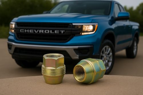 Image of EZAccessory Lug Nuts GM OEM Style 7 /16 inch with External (Dual) Threads for Chevy GMC Wheels Set of 20