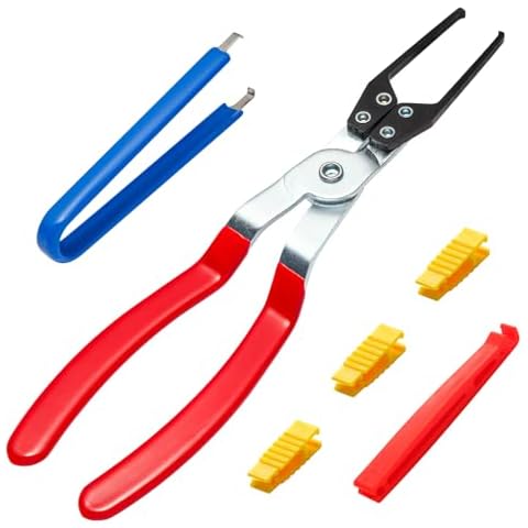 Relay Puller Pliers and Relay Fuse Remover Tools, 6 Pack, Automobile Fuse Puller Pliers, Car Fuse Puller, Fuse Removal Tool, Relay Pliers Puller, Vehicle Electrical Disconnect Pliers Cover