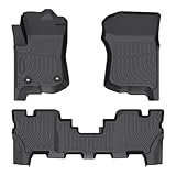 Floor Mats for Toyota Landcruiser 2024, All Weather Custom Fit Full Cover Protection Floor Liners 1st & 2nd Row Car Mats